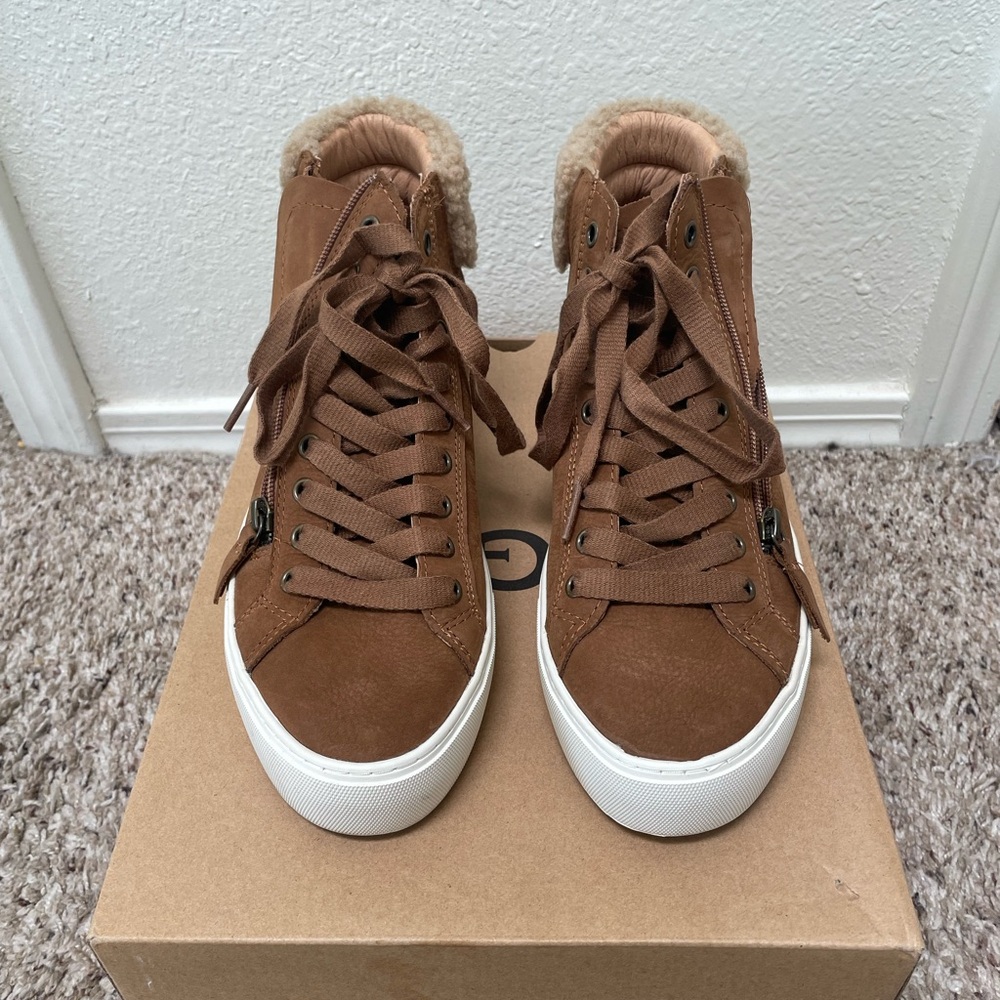 UGG Brown High-Top Sneakers